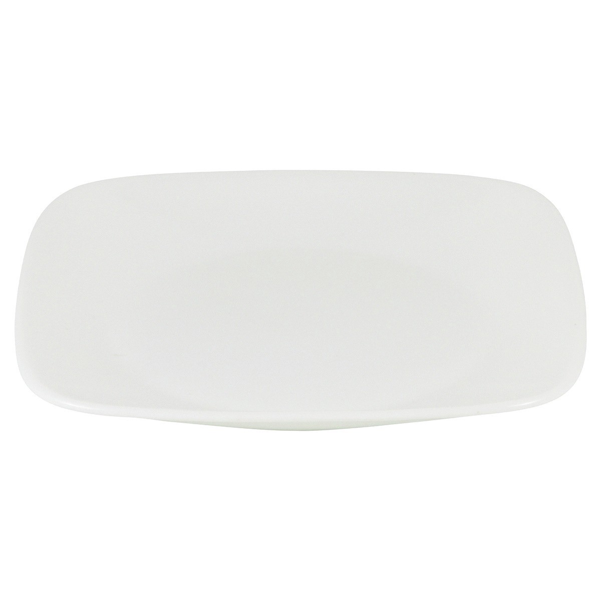 slide 1 of 9, Corelle Rounded Square Plate Pure White, 6.5 in