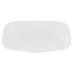 Corelle Rounded Square Plate Pure White