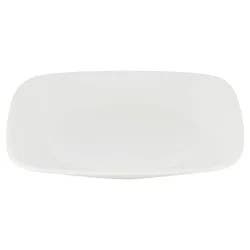 Corelle Rounded Square Plate Pure White