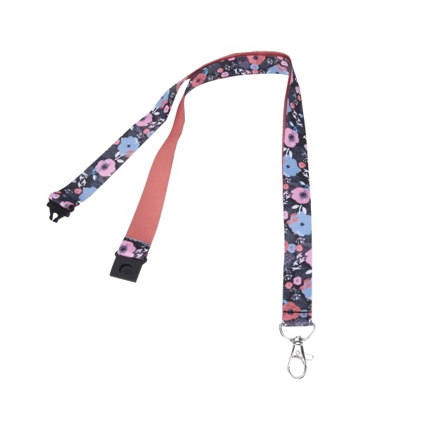 slide 1 of 1, Office Depot Brand Fashion Lanyard With Metal Clip, 36'', Garden, 1 ct