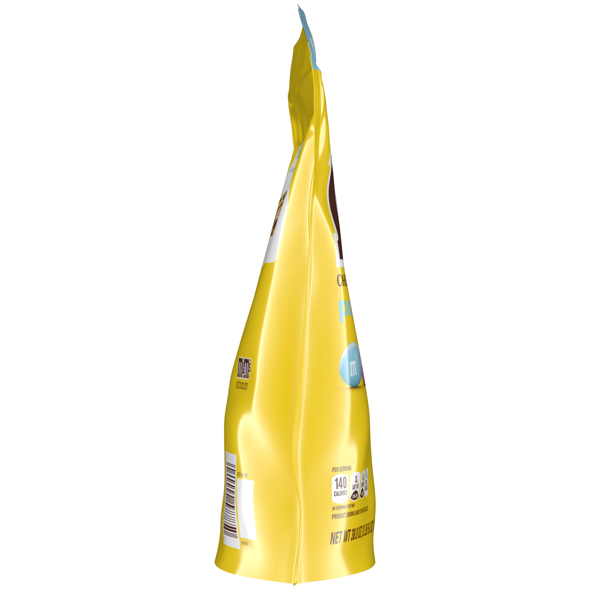 slide 4 of 5, M&M's M&M''S Peanut Milk Chocolate Assorted Pastel Easter Candy Bulk, Party Size- 38 oz, 38 oz