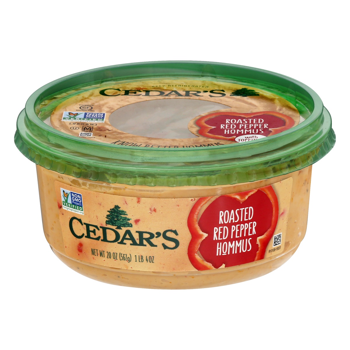 Cedar's Roasted Red Pepper Hommus 20 oz Shipt