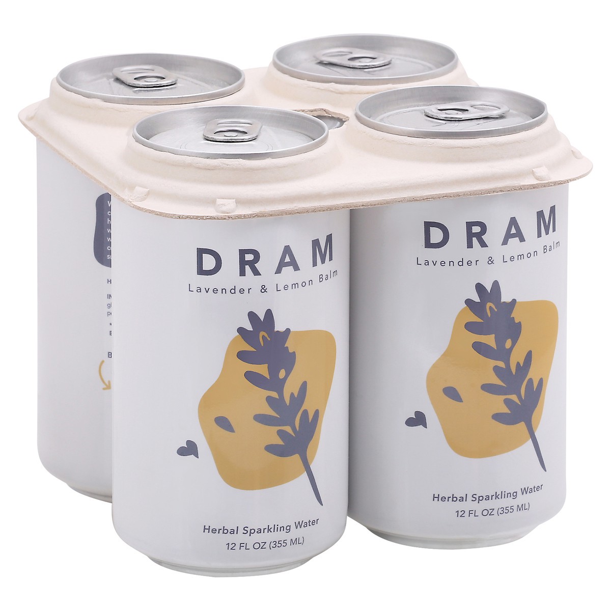 slide 5 of 13, Dram Apothecary Lavender Sparkling Water 12Oz 4Pk, 4 ct/ 12 oz