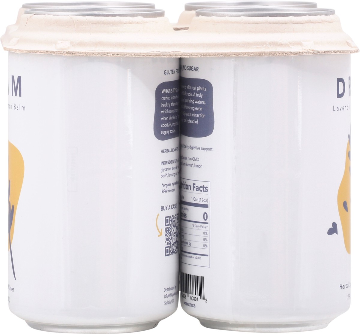 slide 3 of 13, Dram Apothecary Lavender Sparkling Water 12Oz 4Pk, 4 ct/ 12 oz