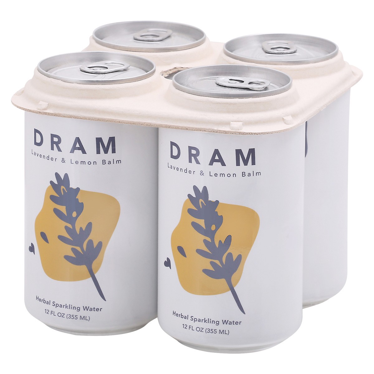 slide 12 of 13, Dram Apothecary Lavender Sparkling Water 12Oz 4Pk, 4 ct/ 12 oz