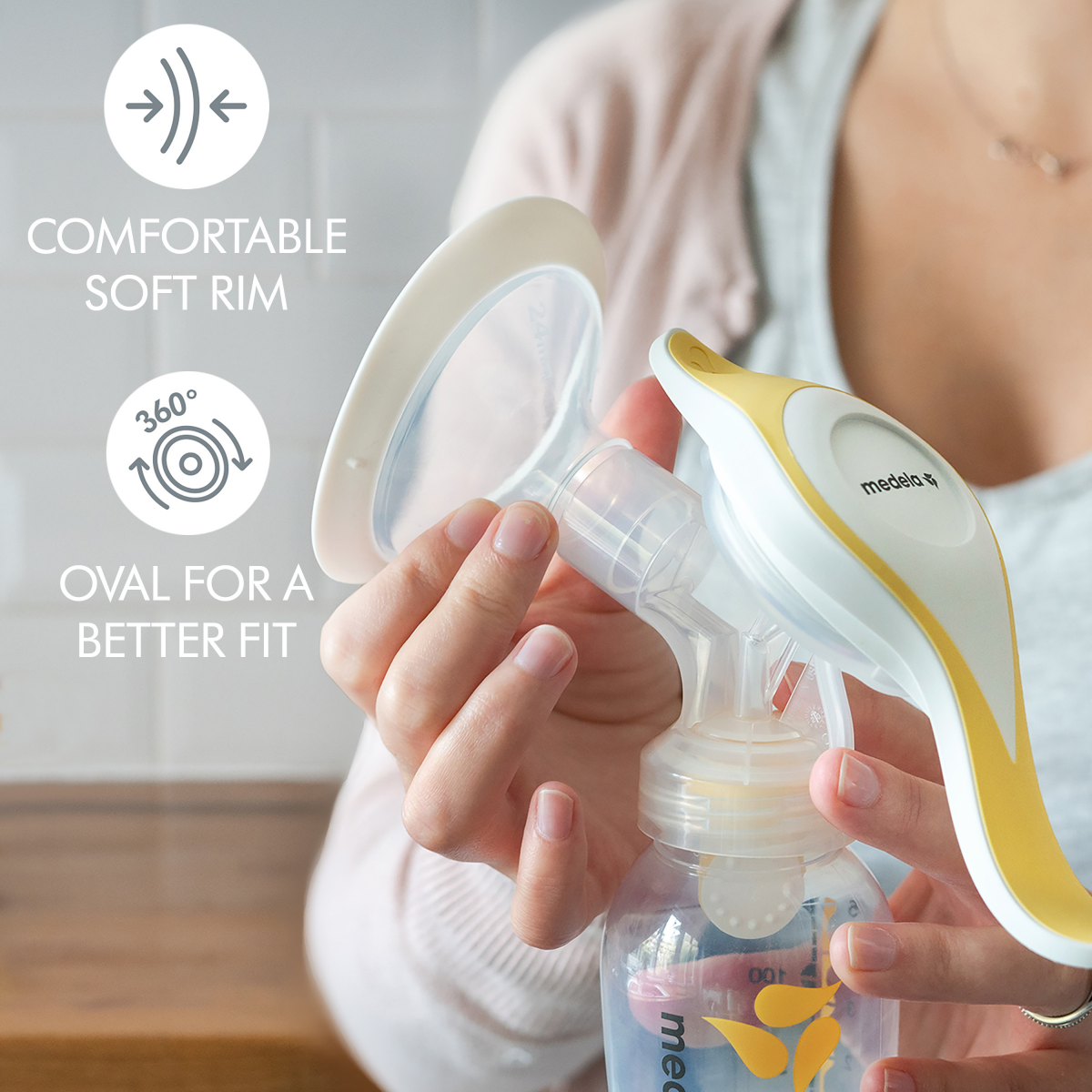 slide 7 of 7, Medela Harmony Manual Breast Pump, 1 ct