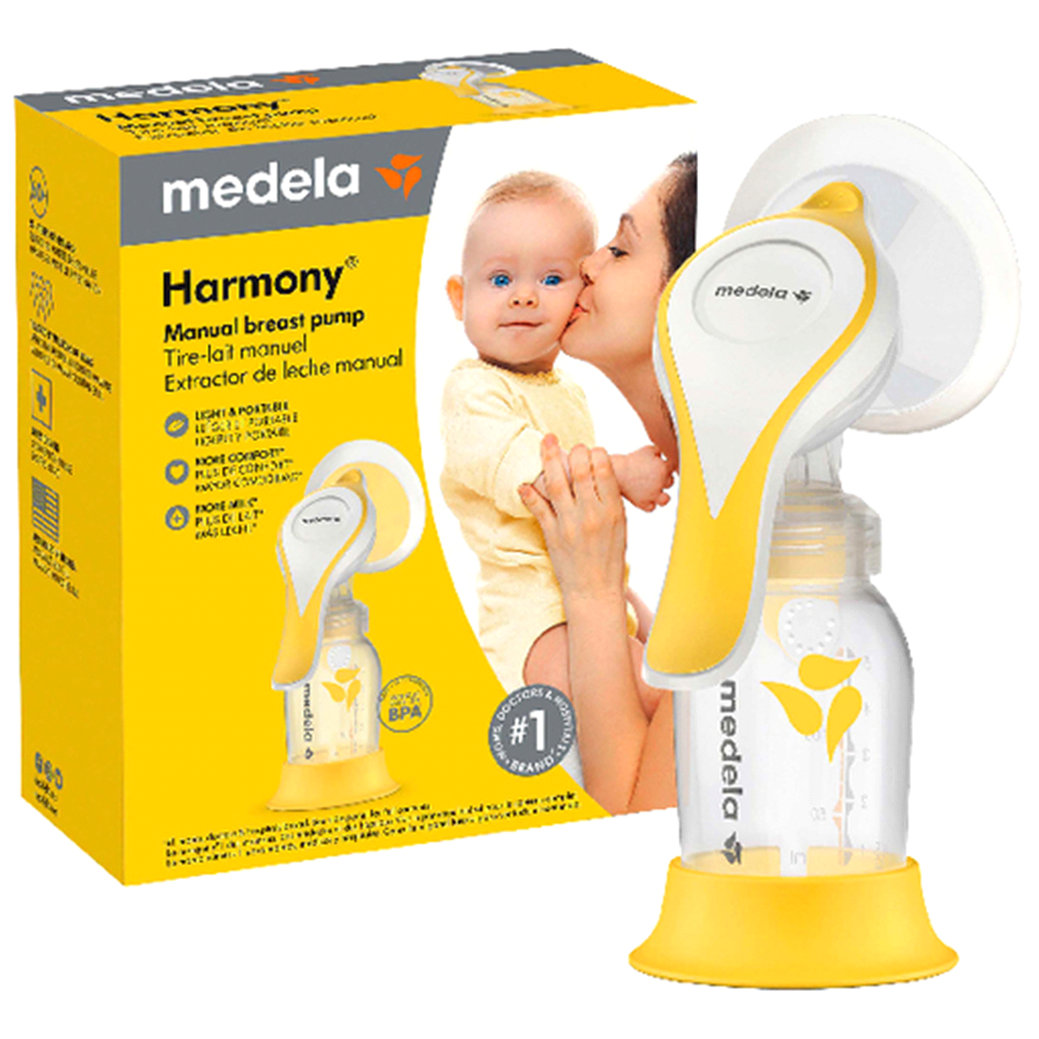 slide 1 of 7, Medela Harmony Manual Breast Pump, 1 ct