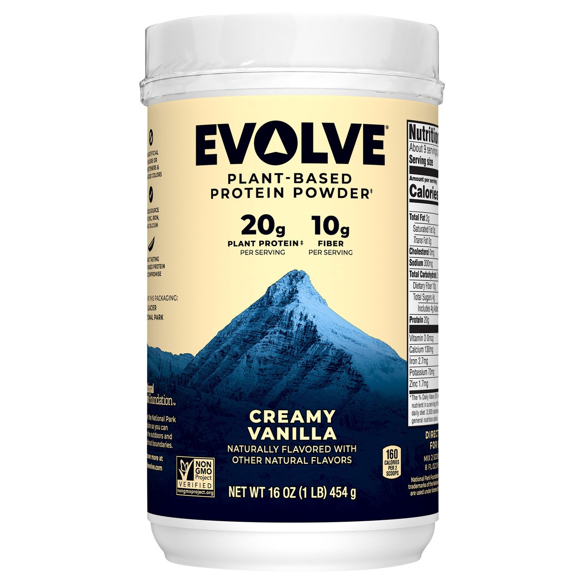 slide 1 of 6, Evolve Protein Powder, 16 oz