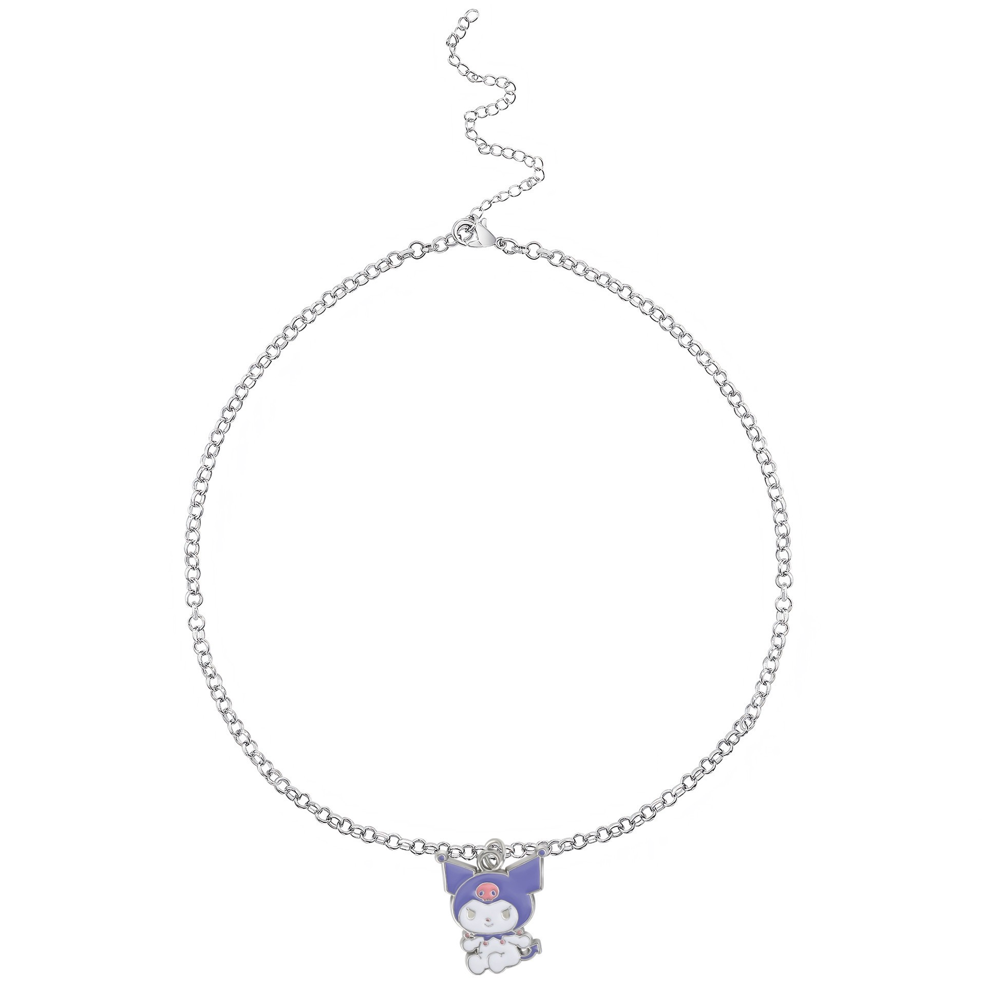 slide 2 of 3, Hello Kitty & Friends Kuromi Enamel Charm, 25mm x 21mm