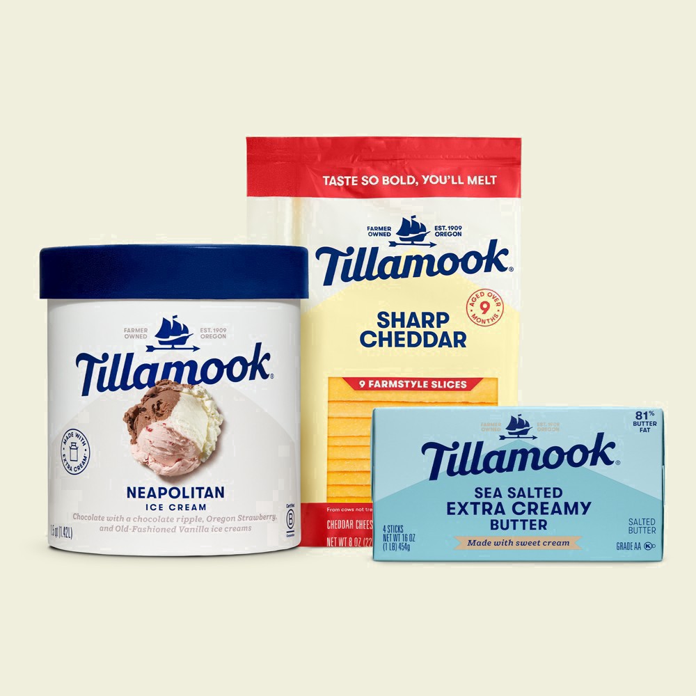 slide 12 of 31, Tillamook Neapolitan Ice Cream, 48fl-oz, 855 g