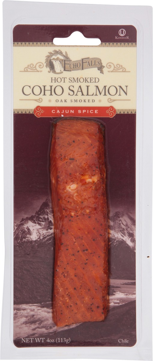 slide 13 of 14, Echo Falls Hot Smoked Cajun Spice Coho Salmon 4 oz, 4 oz