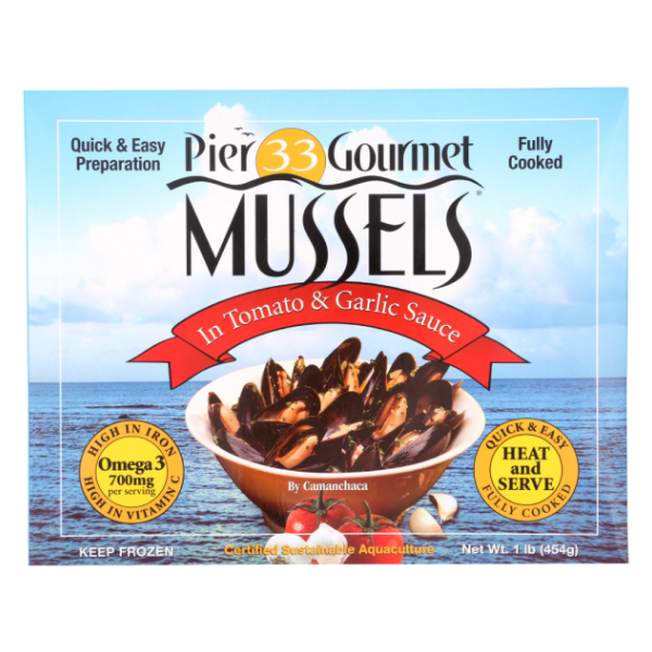 Pier 33 Gourmet Mussels in Tomato Garlic Sauce 16 oz Shipt