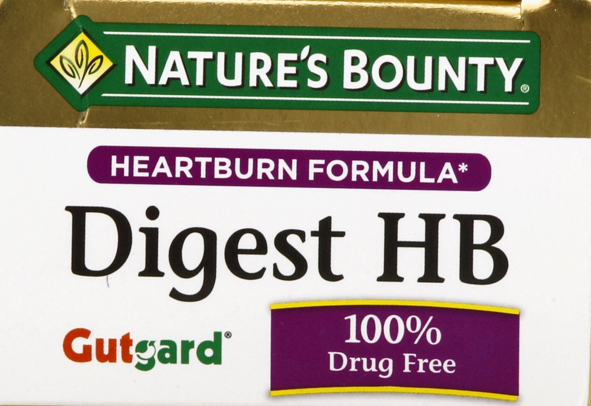 slide 2 of 5, Nature's Bounty Digest Heart Burn Formula, 60 ct