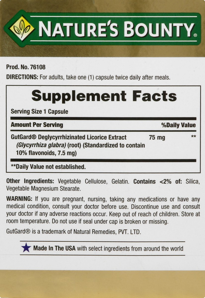 slide 5 of 5, Nature's Bounty Digest Heart Burn Formula, 60 ct