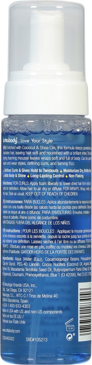 slide 2 of 12, Lottabody Wrap Me Foaming Mousse 7 fl oz, 7 fl oz