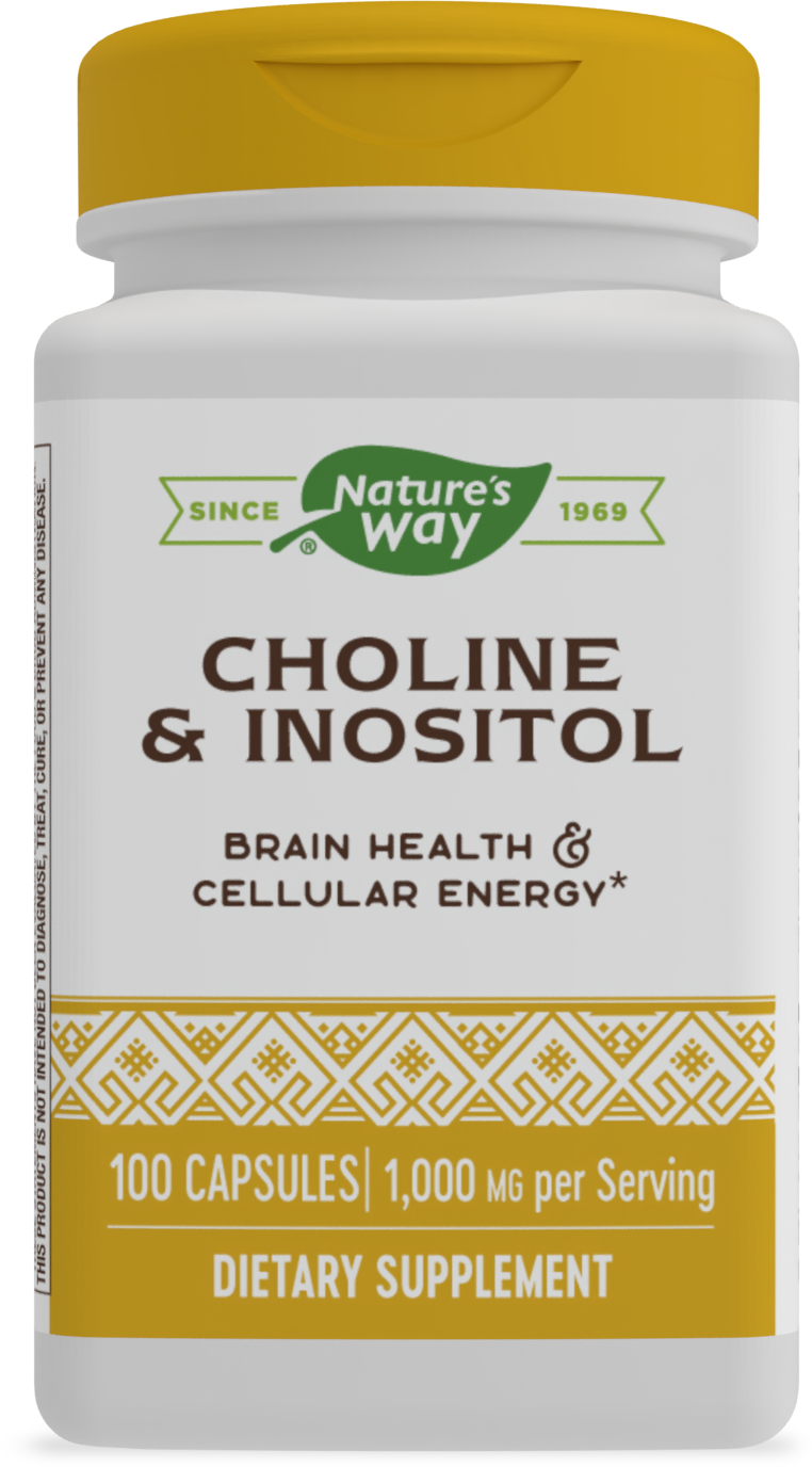 slide 1 of 1, Nature's Way Choline & Inositol, 1 ct