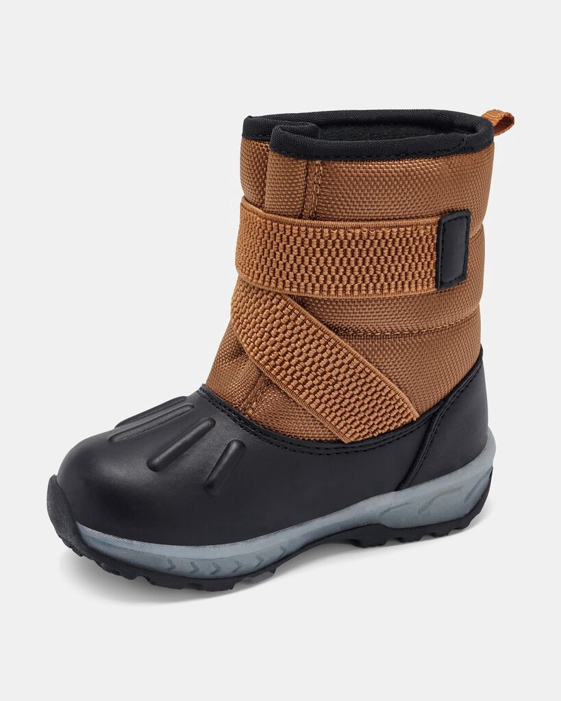 slide 3 of 6, Carter's Toddler Boy Snow Boot - Brown/Black Brown/Black 5, 1 ct