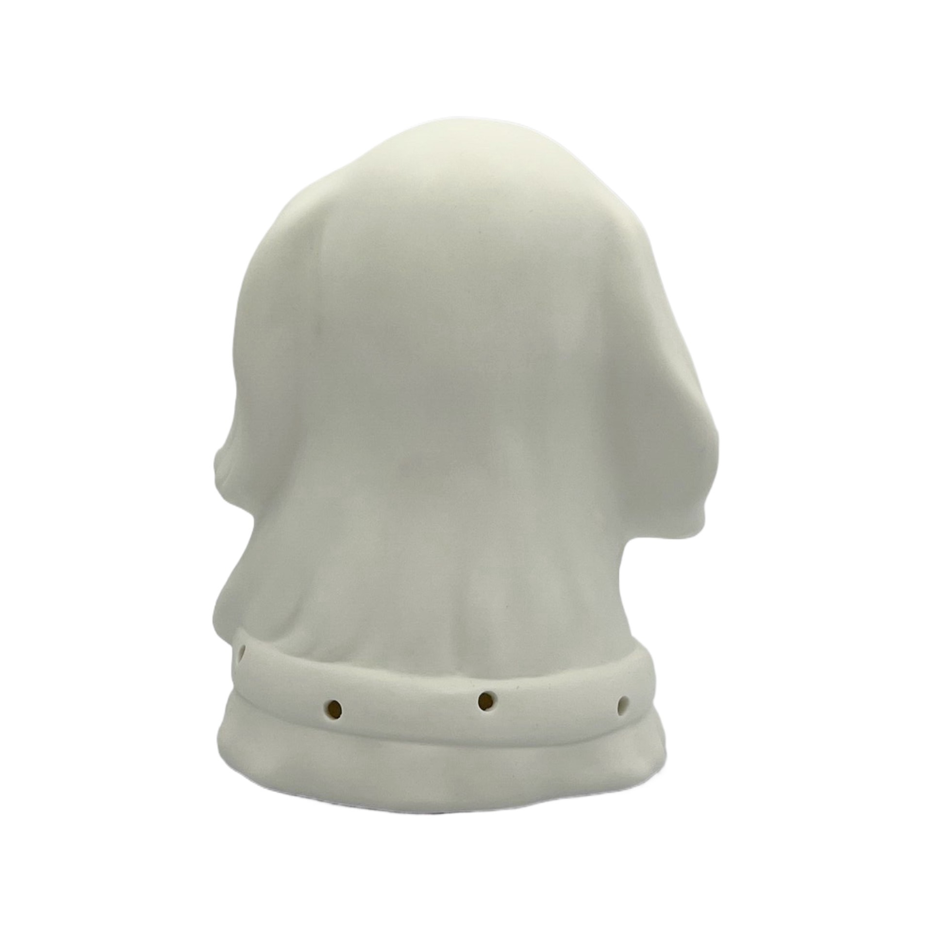 slide 8 of 8, 7.25" Led Diy Ceramic Dog With A Candy Cane Decor By Make Market, 5.47 in x 4.84 in x 7.16 in