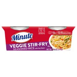 Minute Ready to Serve Veggie Stir-Fry Rice Cups - 8.8 oz