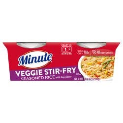 Minute Ready to Serve Veggie Stir-Fry Rice Cups - 8.8 oz