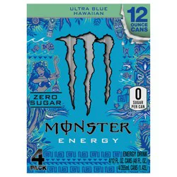Monster Energy Ultra Blue Hawaiian 6/4/12oz