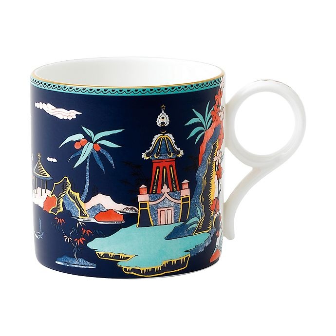 slide 1 of 1, Wedgwood Wonderlust Blue Pagoda Mug, 1 ct