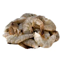 Wild Caught Raw Shell-On Large Gulf Shrimp Fresh