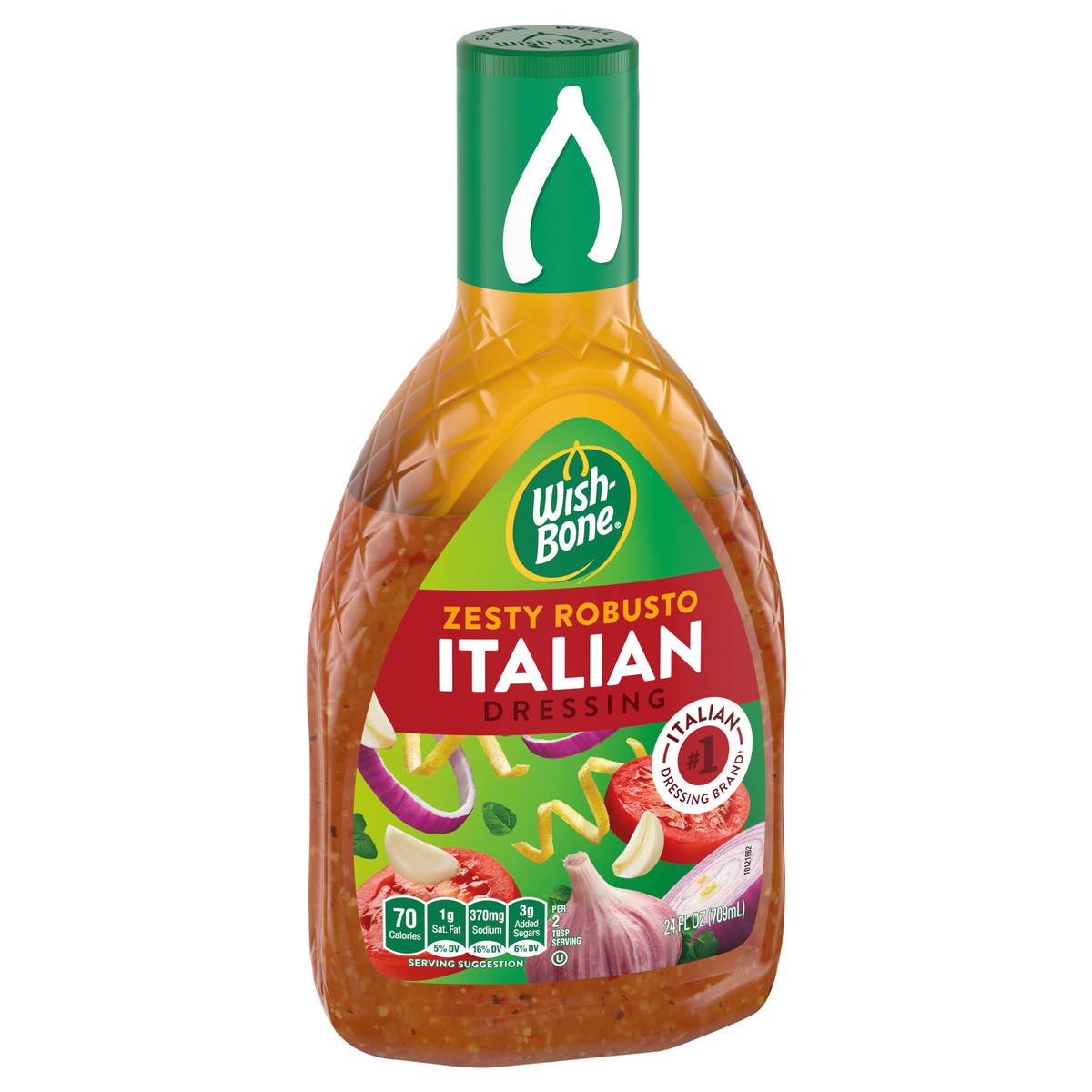 slide 15 of 15, Wish-Bone Zesty Robusto Italian Dressing, 24 oz., 24 fl oz