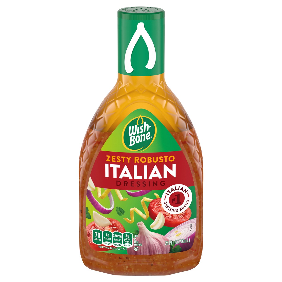 slide 1 of 15, Wish-Bone Zesty Robusto Italian Dressing, 24 oz., 24 fl oz