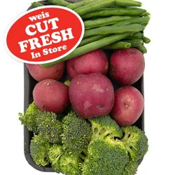 Weis Fresh Cut Red Potatoes, Beans, & Broccoli