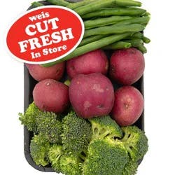 Weis Fresh Cut Red Potatoes, Beans, & Broccoli
