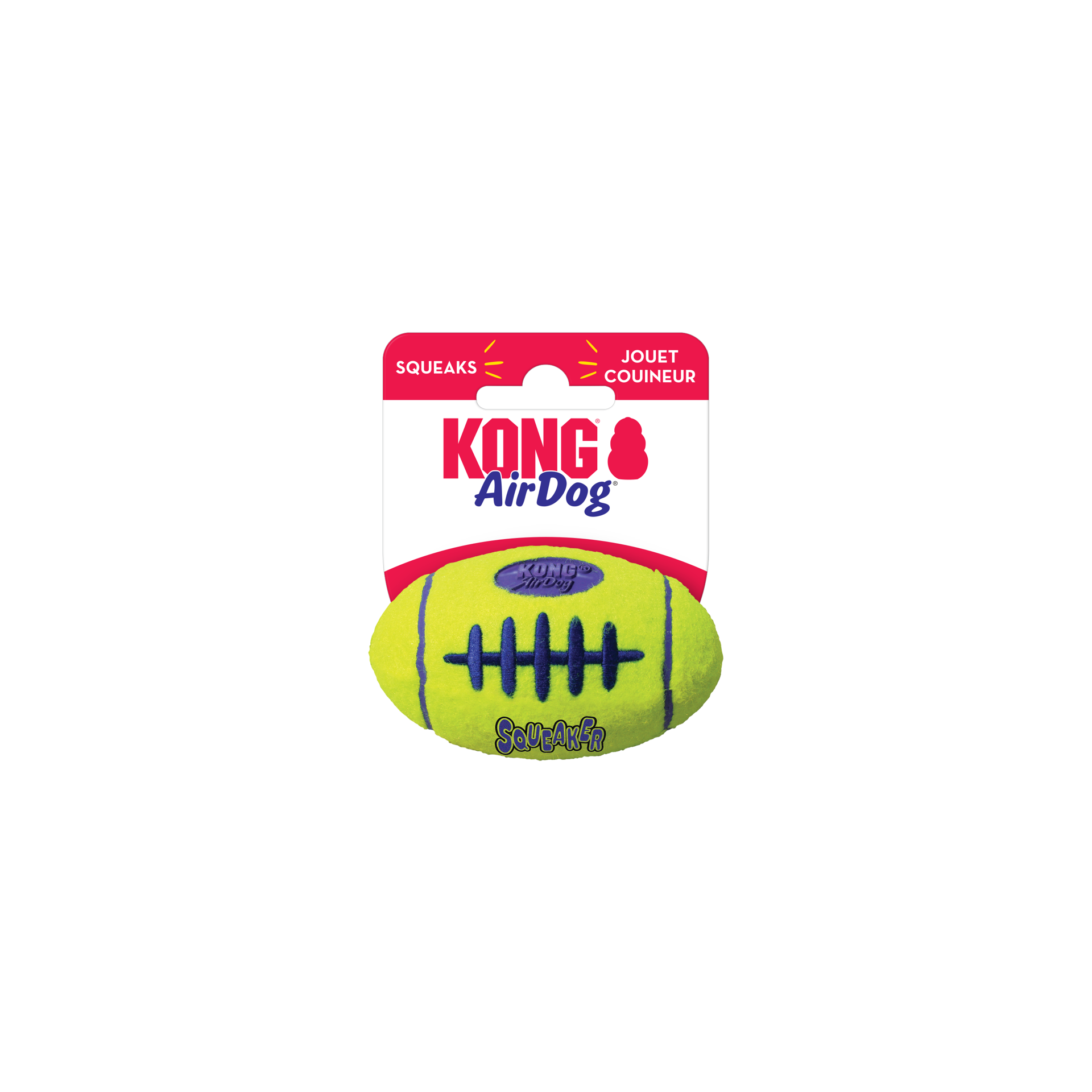 slide 3 of 4, KONG AirDog Football Sm, 1 ct
