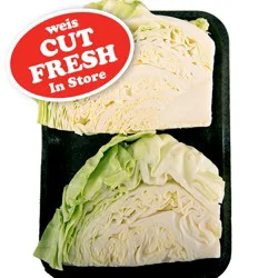 Weis Fresh Cut Green Cabbage Wedges