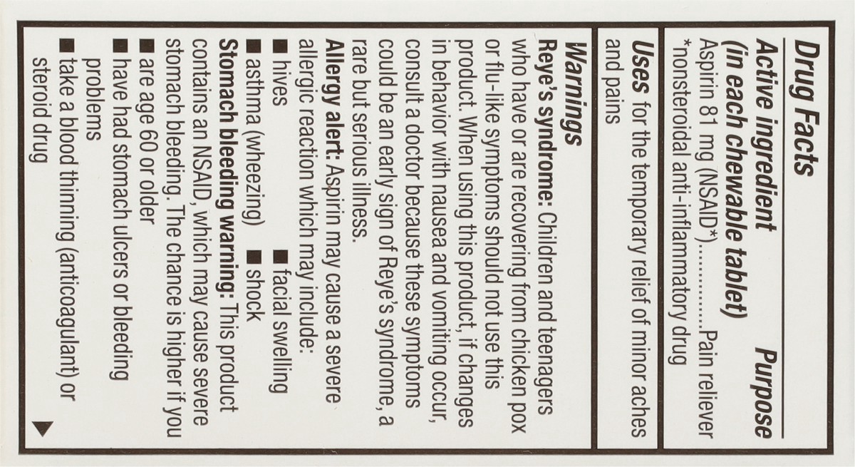 slide 4 of 15, TopCare Top Care Childrens Aspirin, 36 ct