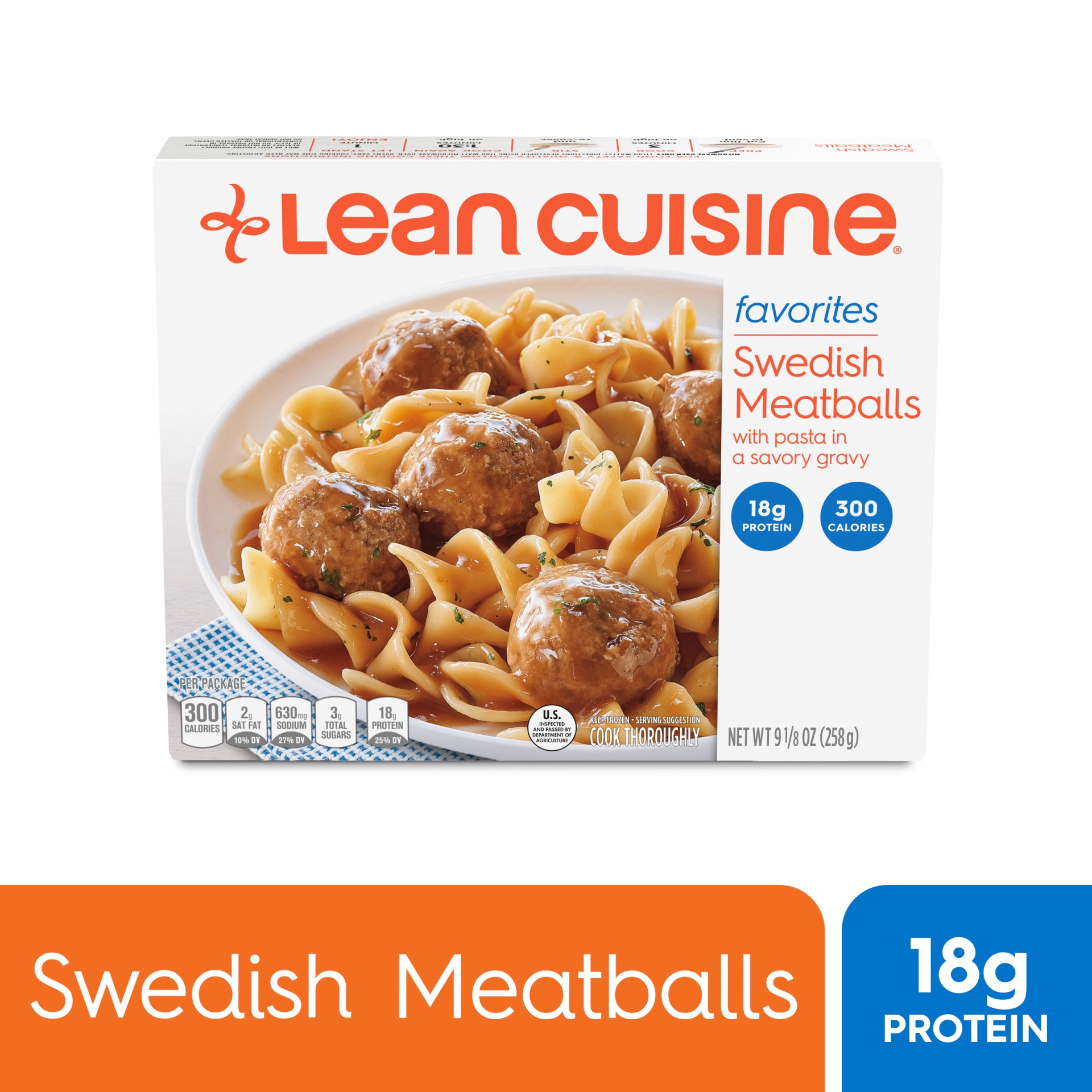 slide 1 of 9, Lean Cuisine Simple Favorites Swedish Meatballs, 9.125 oz