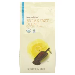 Publix GreenWise Organic Ground Light Roast Breakfast Blend Coffee - 10 oz