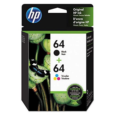 slide 1 of 1, HP 64 Combo Ink Cartridge, 1 ct