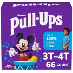Pull-Ups Boys' Potty Training Pants, 3T-4T (32-40 lbs), 66 Ct