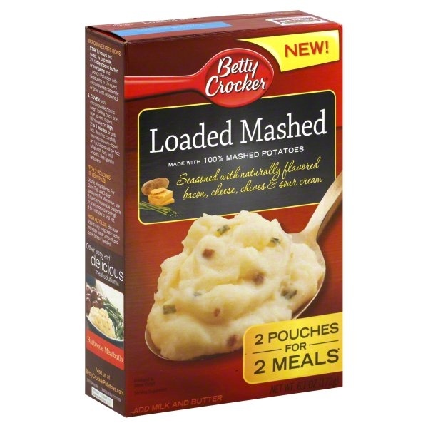 slide 1 of 4, Betty Crocker Loaded Mashed Potatoes, 6.1 oz