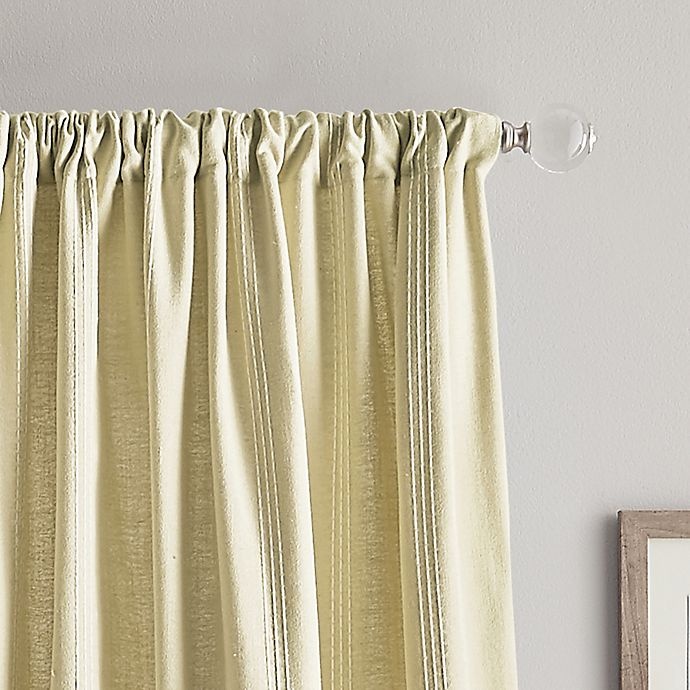 slide 2 of 2, Peri Home Eastman Rod Pocket Window Curtain Panel - Gold, 63 in