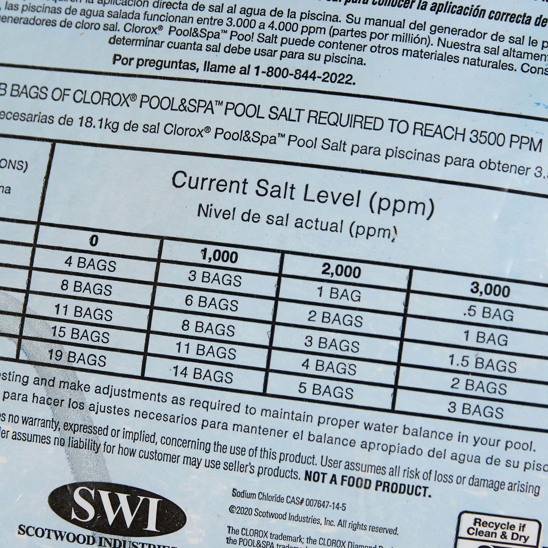 slide 3 of 6, Clorox Pool Salt, 40 lb