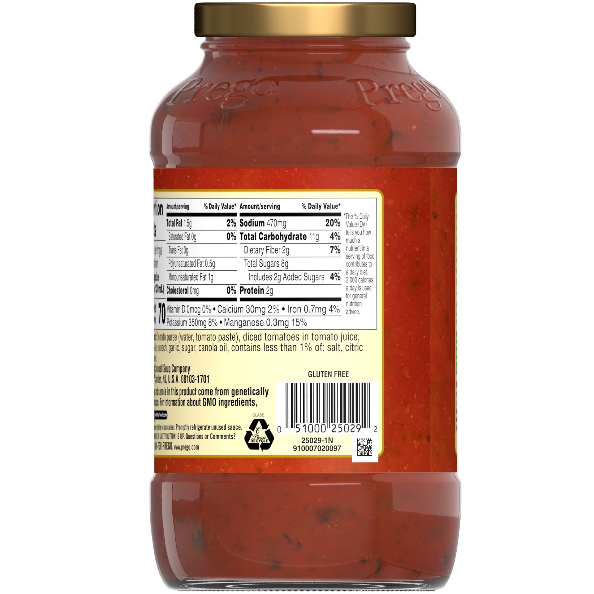 slide 3 of 5, Prego Chunky Tomato Pasta Sauce, 23.75 oz