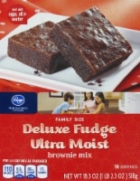 slide 1 of 1, Kroger Deluxe Fudge Ultra Moist Brownie Mix, 18.3 oz