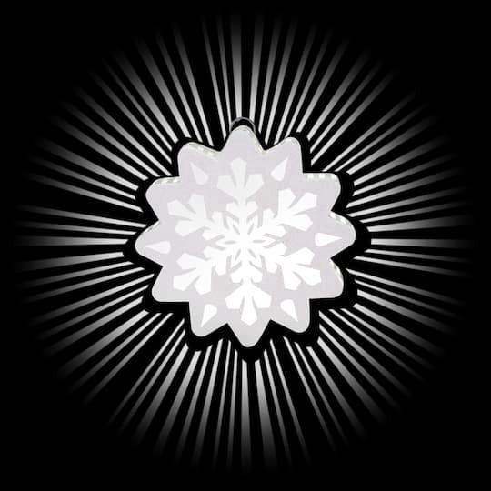 slide 1 of 2, 10" Radiant Beams White Hanging Snowflake By Ashland, 10 in x 10 in