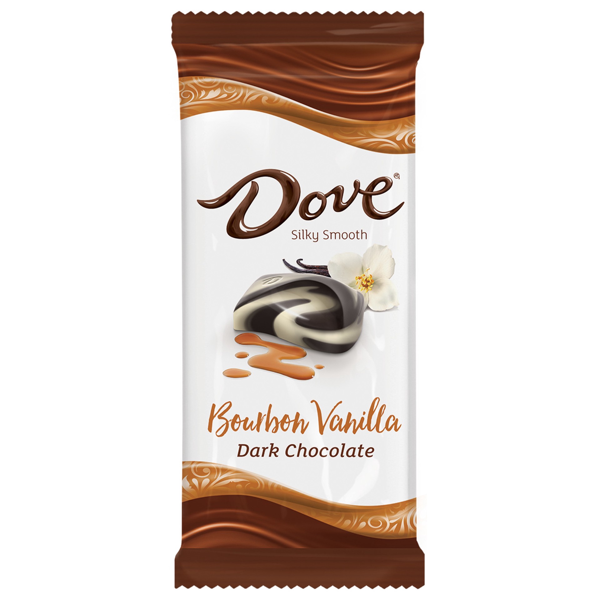 slide 1 of 2, Dove Dark Chocolate Bourbon Vanilla Bars, 3.3 oz