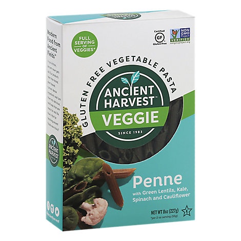 slide 1 of 1, Ancient Harvest Pasta Penne Veggie, 8 oz