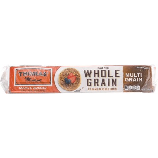 slide 3 of 8, Thomas' English Muffins Whole Grain Multi Grain - 12 Oz, 12 oz