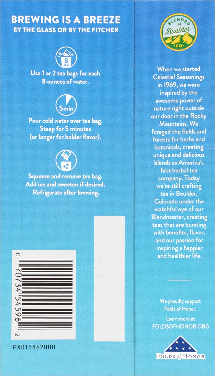 slide 8 of 8, Celestial Seasonings Tea Cold Brew Unsweetened - 18 ct, 18 ct