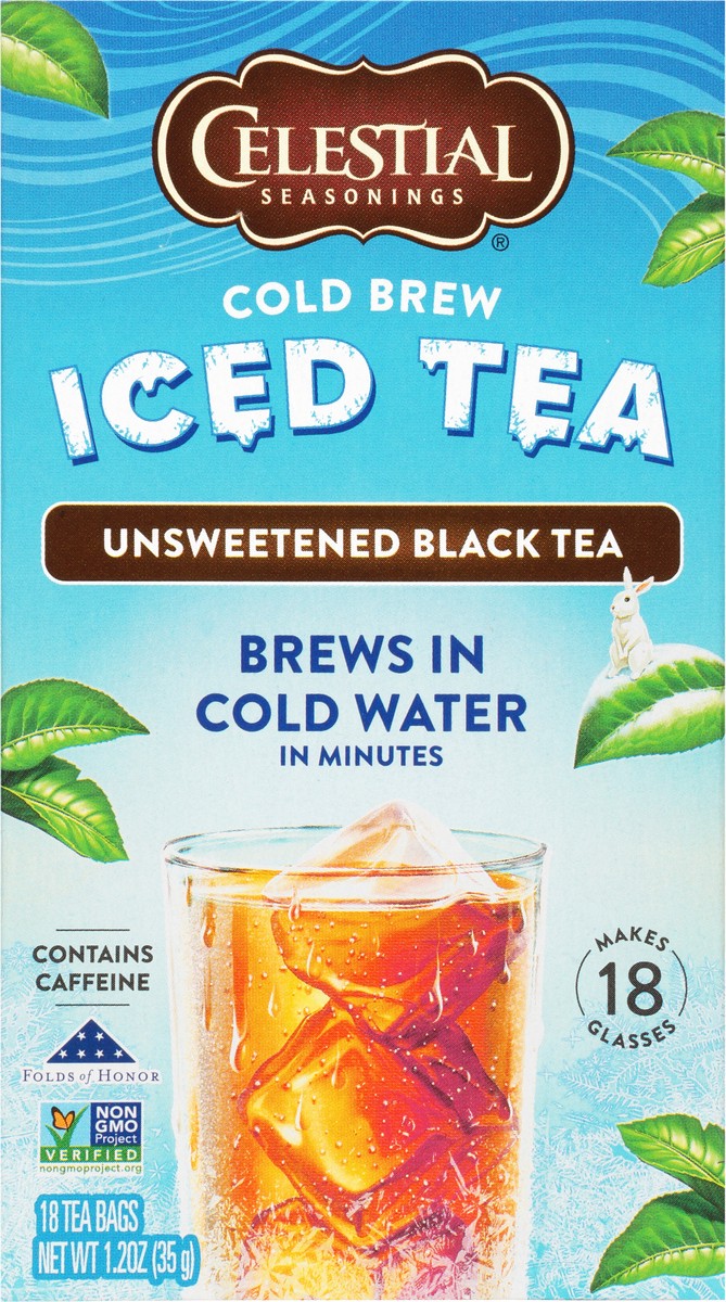 slide 6 of 8, Celestial Seasonings Tea Cold Brew Unsweetened - 18 ct, 18 ct