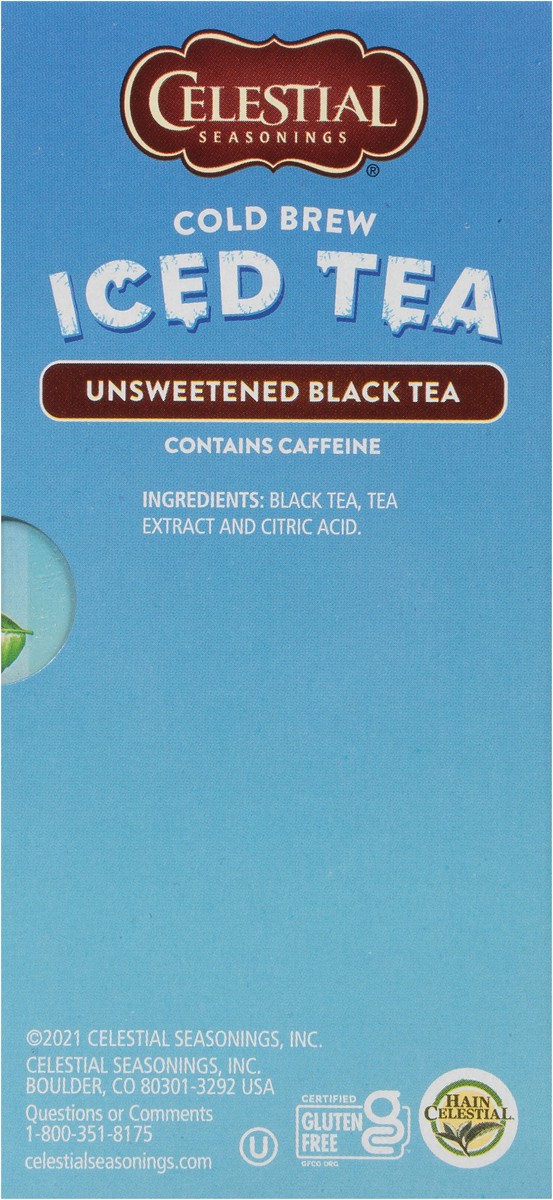 slide 7 of 8, Celestial Seasonings Tea Cold Brew Unsweetened - 18 ct, 18 ct